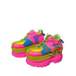 Club Exx TRIPPY FAIRYWALKER PLATFORM SNEAKERS size 10
